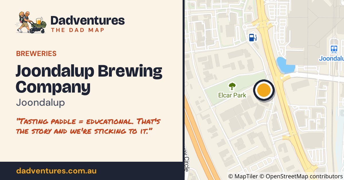 Joondalup Brewing Company on the Dad Map