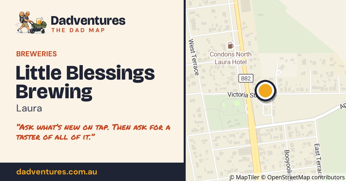 Little Blessings Brewing on the Dad Map