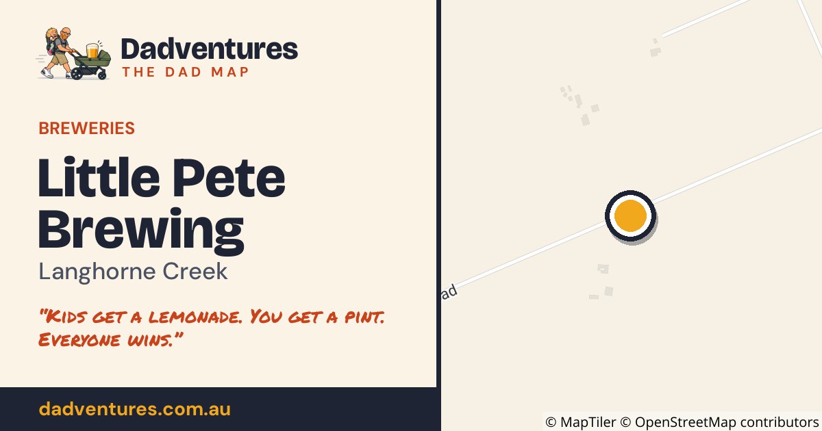 Little Pete Brewing on the Dad Map