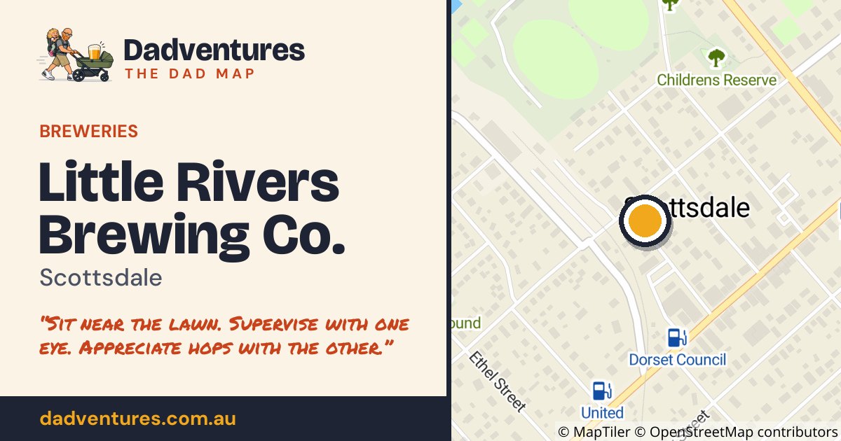Little Rivers Brewing Co. on the Dad Map