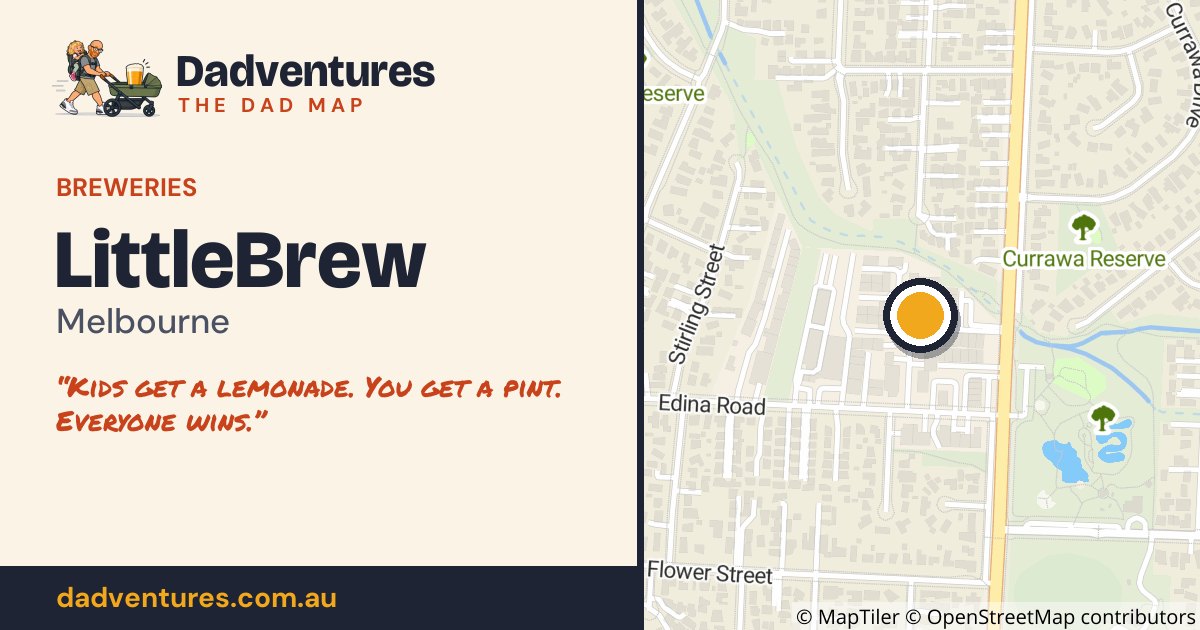 LittleBrew on the Dad Map