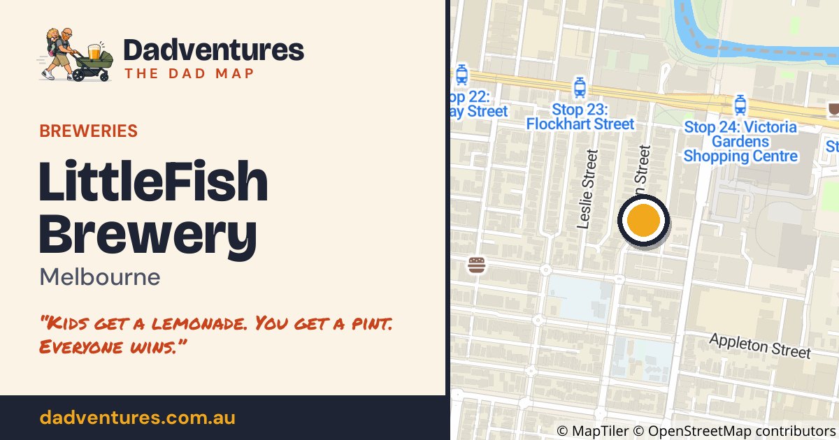 LittleFish Brewery on the Dad Map