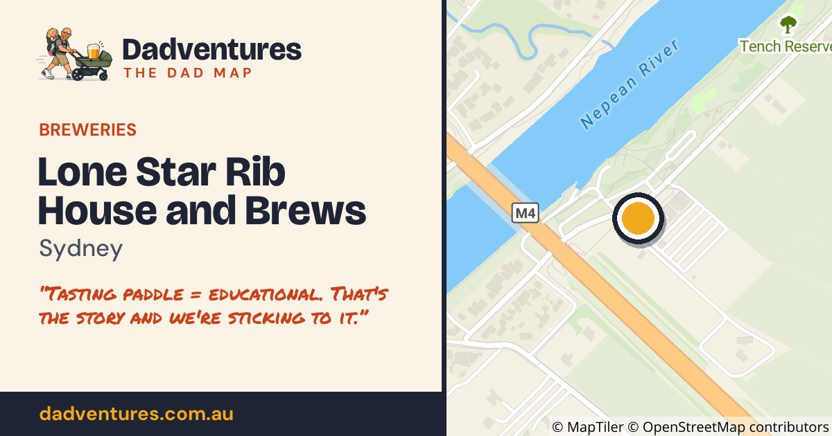 Lone Star Rib House and Brews on the Dad Map