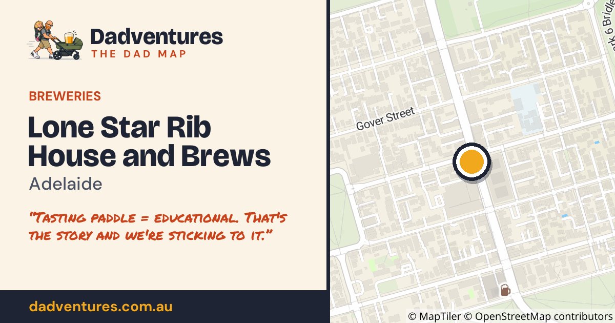 Lone Star Rib House and Brews on the Dad Map