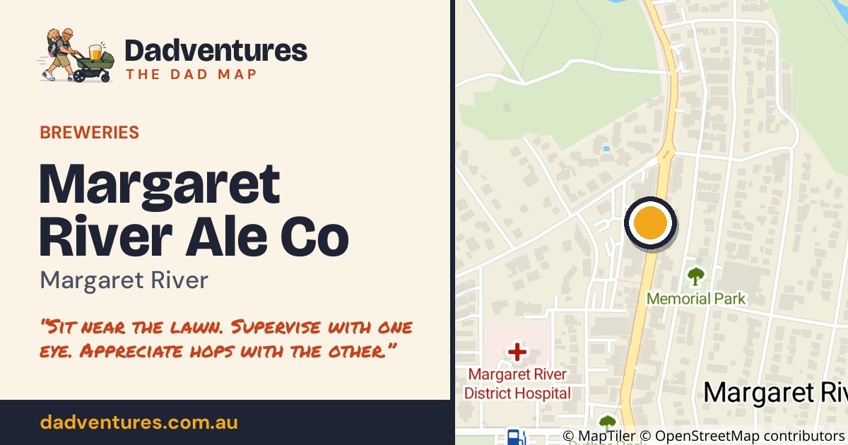 Margaret River Ale Co on the Dad Map