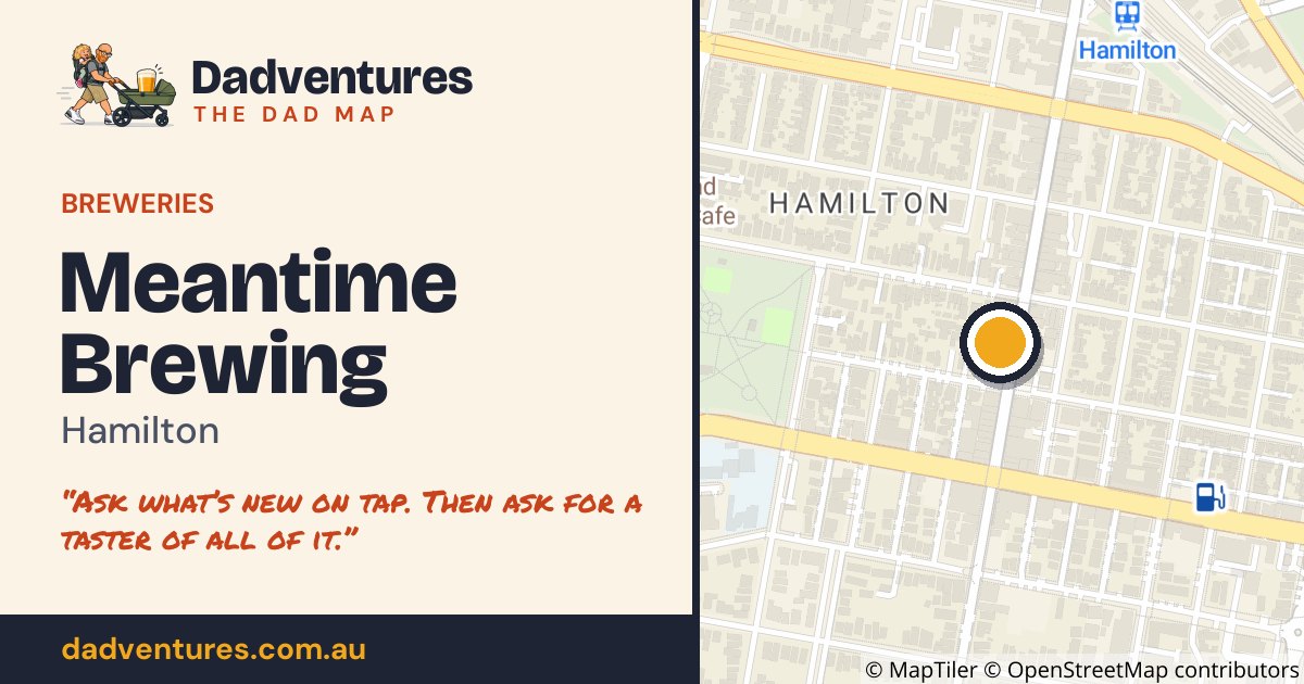Meantime Brewing on the Dad Map