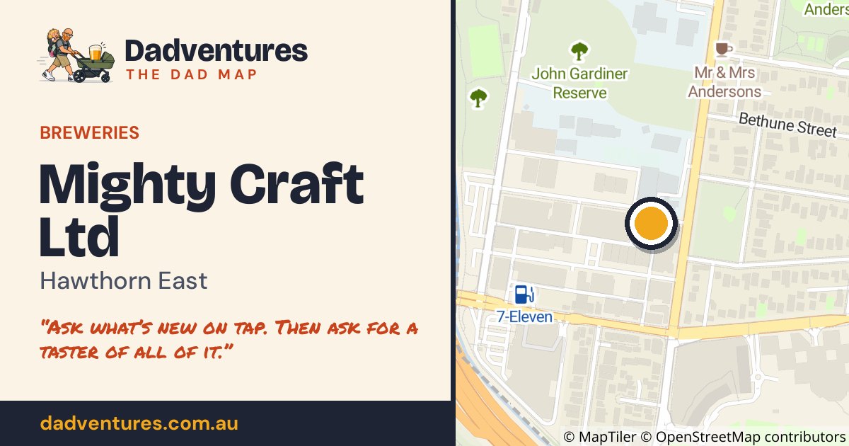 Mighty Craft Ltd on the Dad Map