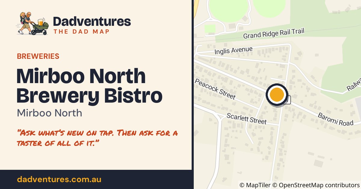 Mirboo North Brewery Bistro on the Dad Map