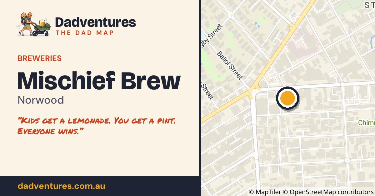 Mischief Brew on the Dad Map