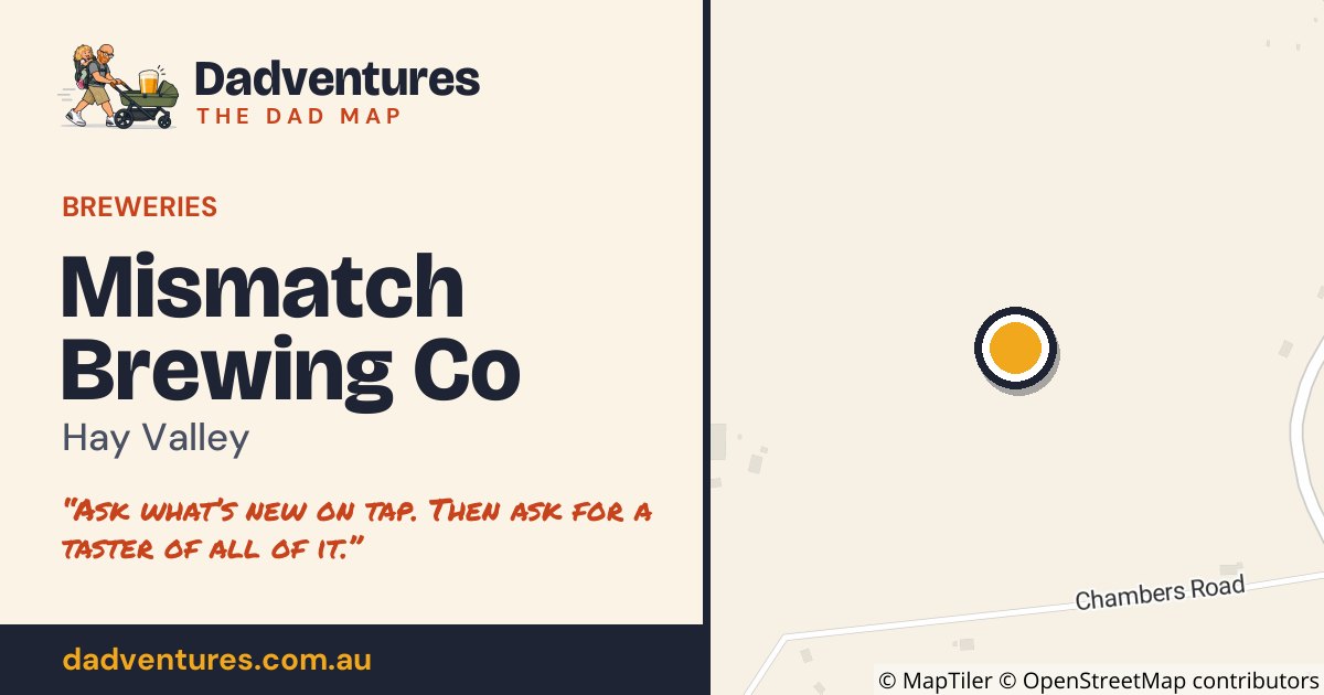 Mismatch Brewing Co on the Dad Map