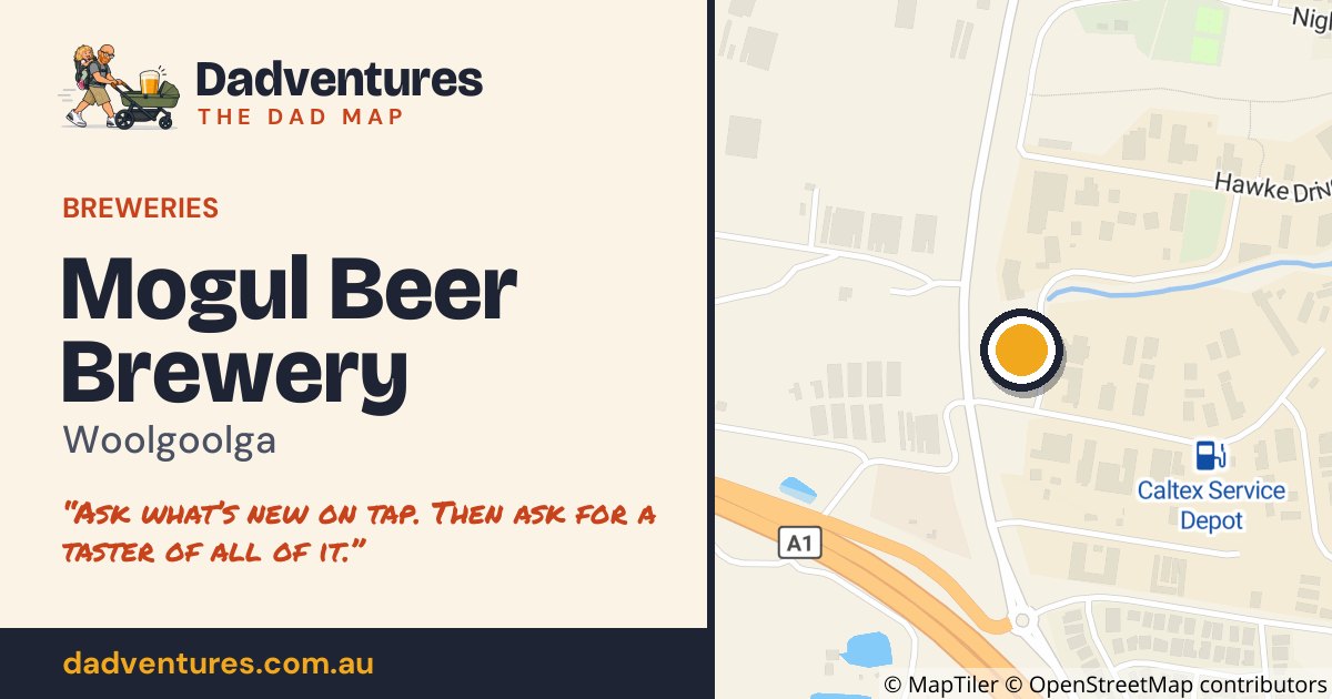 Mogul Beer Brewery on the Dad Map