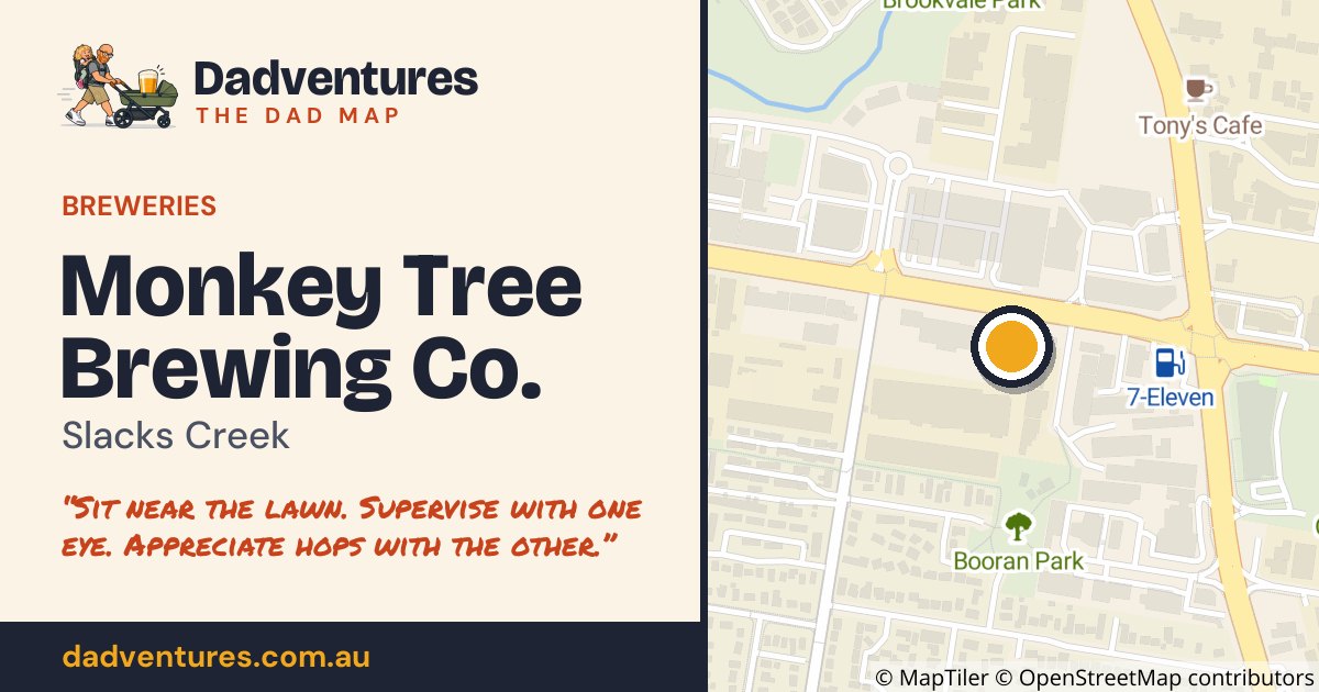 Monkey Tree Brewing Co. on the Dad Map