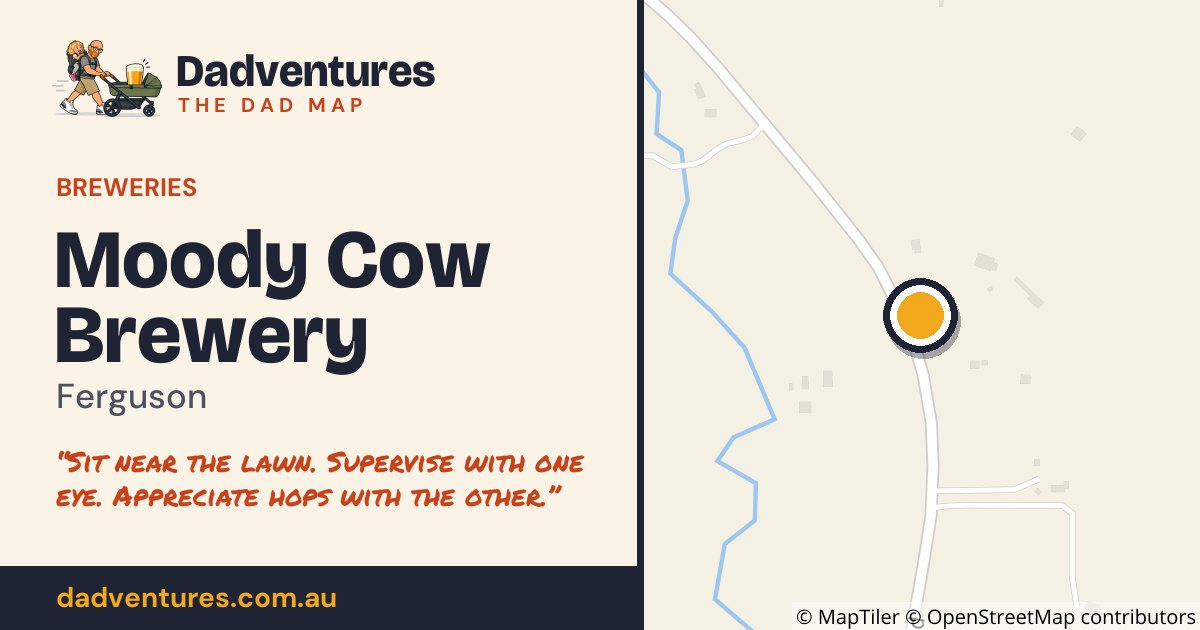 Moody Cow Brewery on the Dad Map