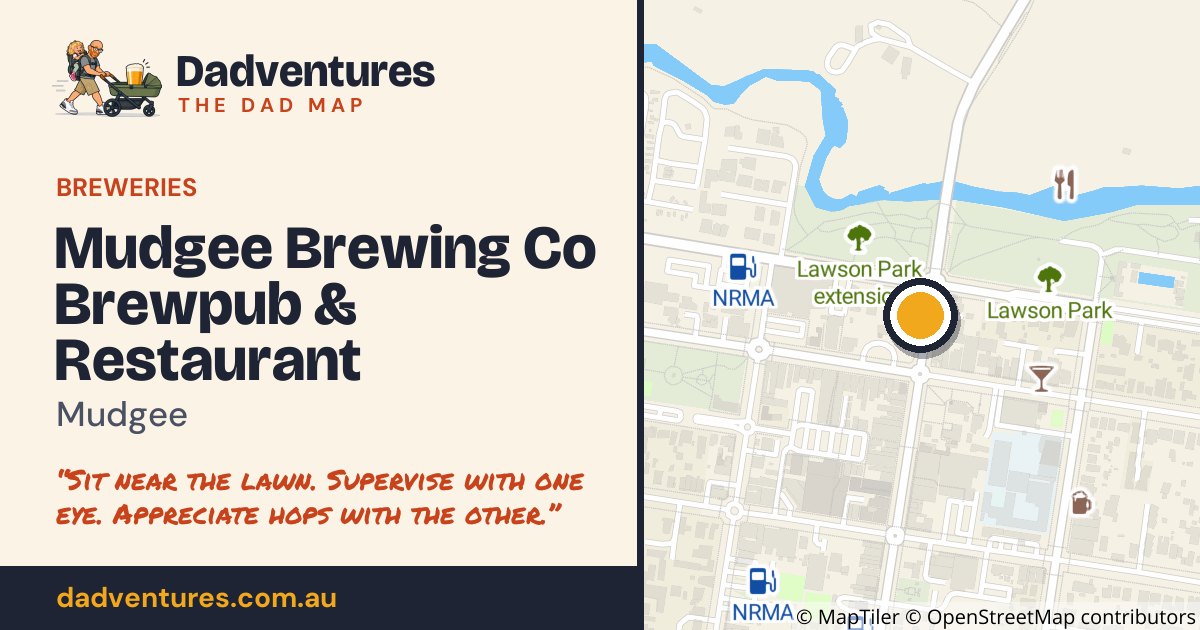 Mudgee Brewing Co Brewpub & Restaurant on the Dad Map