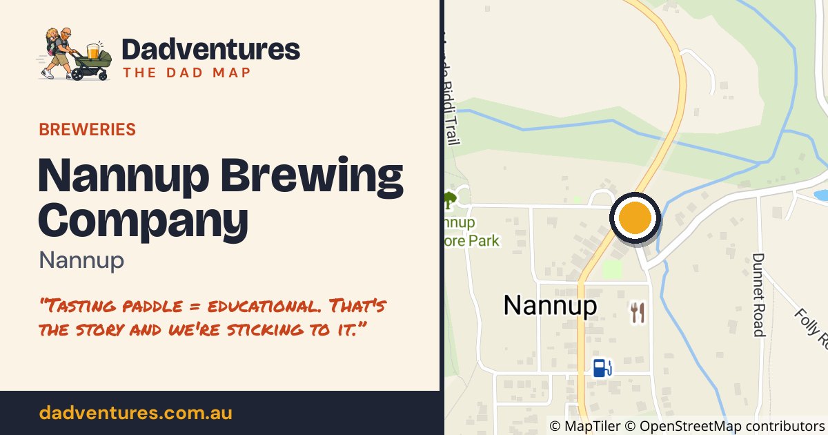Nannup Brewing Company on the Dad Map