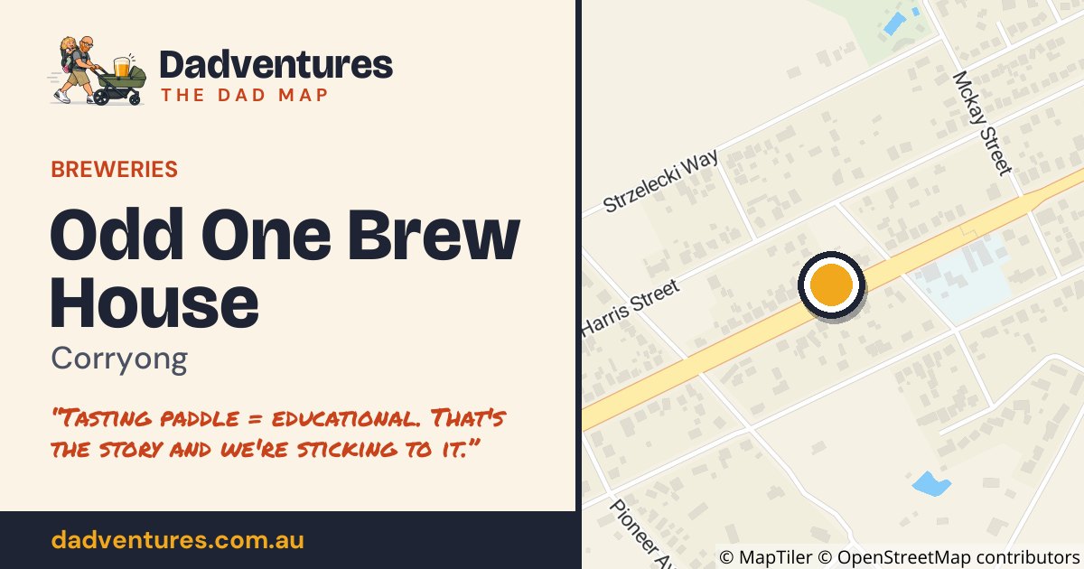 Odd One Brew House  on the Dad Map