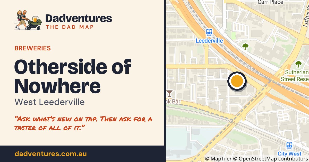 Otherside of Nowhere on the Dad Map