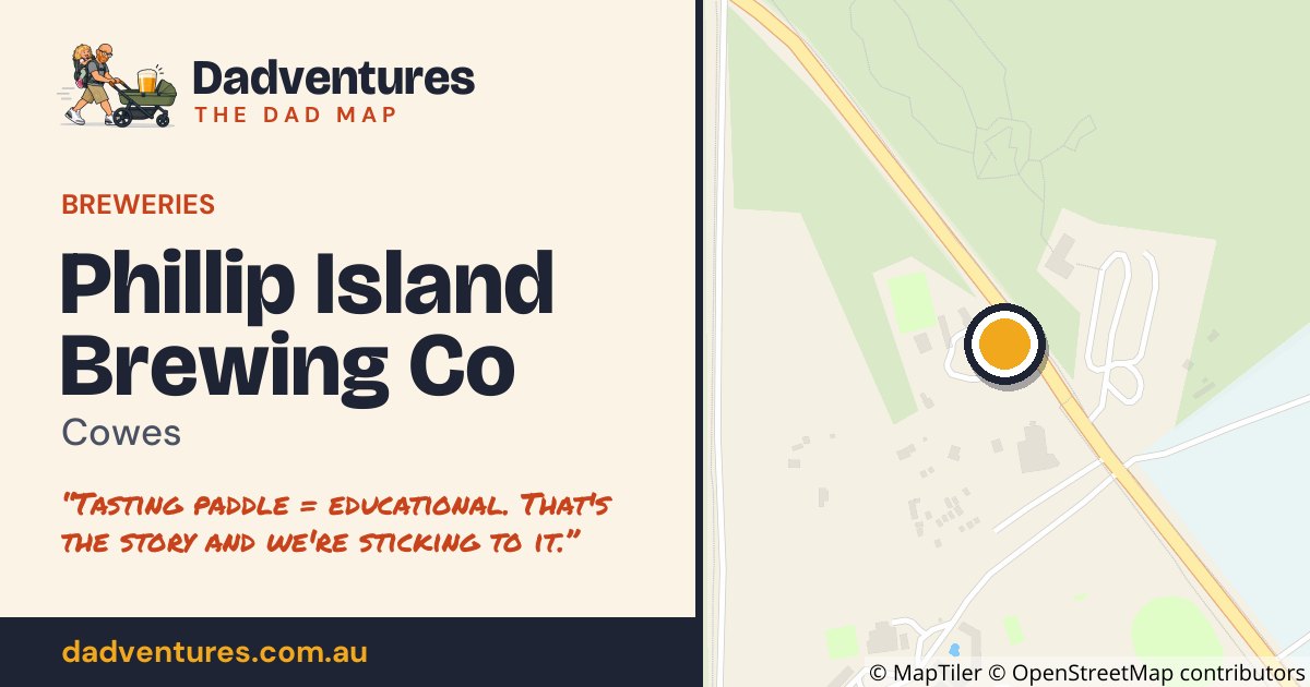Phillip Island Brewing Co on the Dad Map