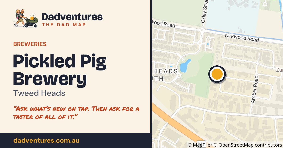 Pickled Pig Brewery on the Dad Map
