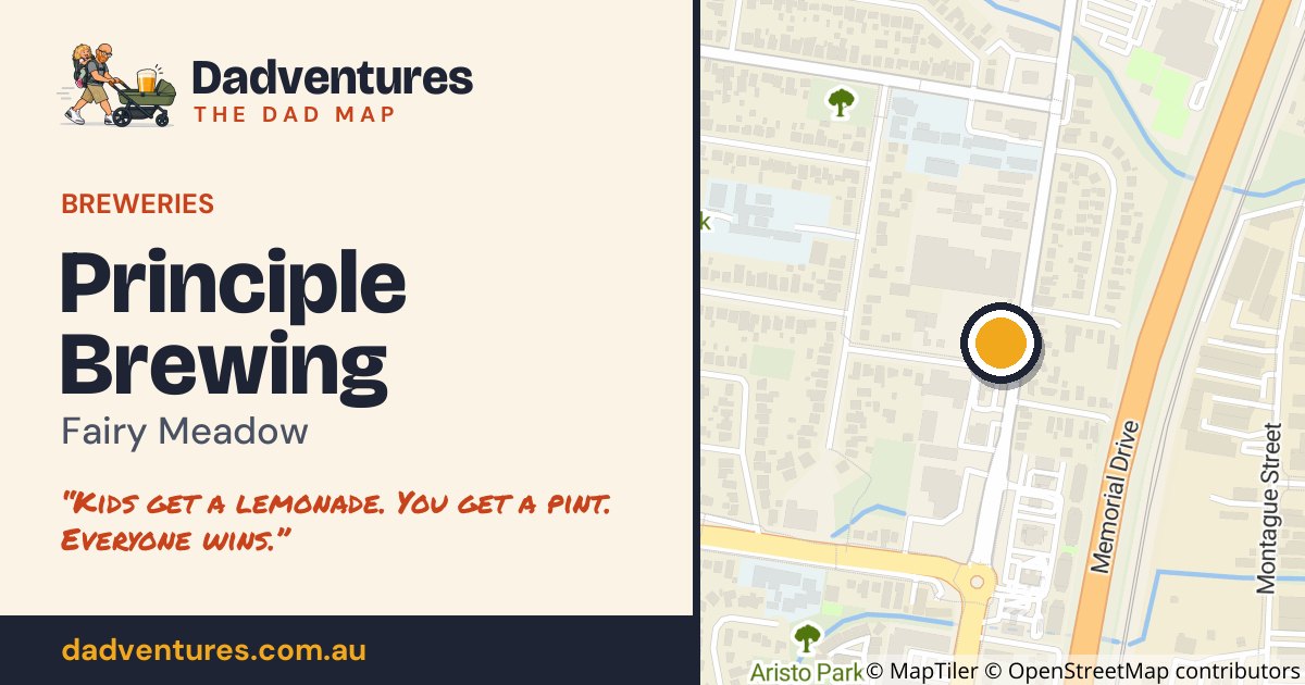 Principle Brewing on the Dad Map
