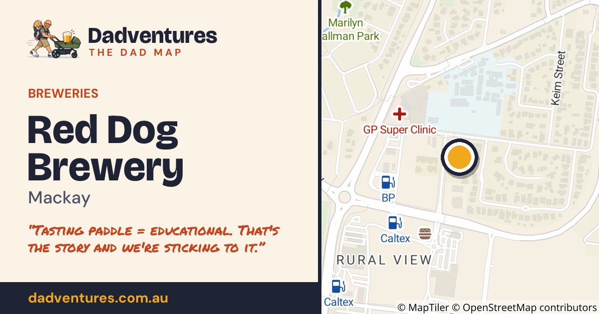 Red Dog Brewery on the Dad Map