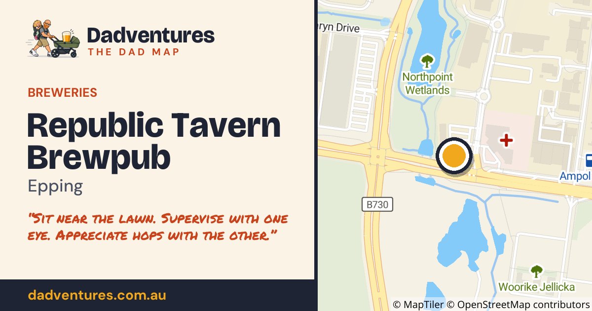 Republic Tavern Brewpub on the Dad Map