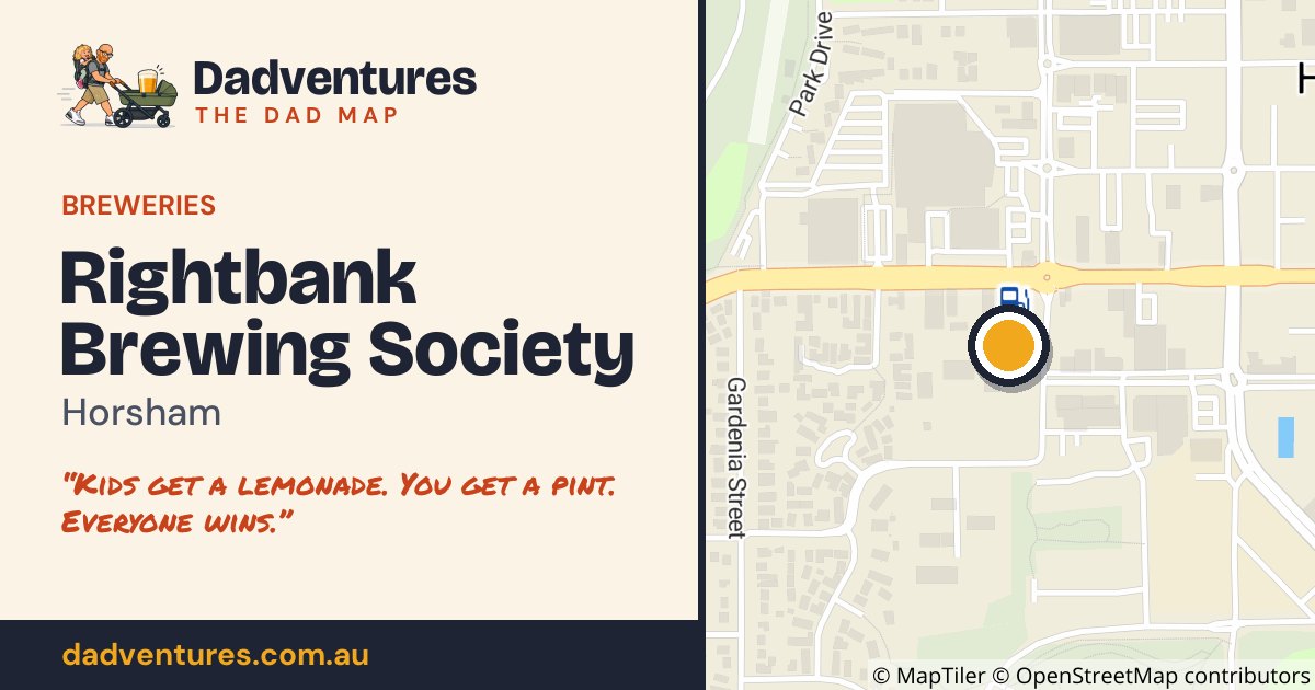 Rightbank Brewing Society on the Dad Map