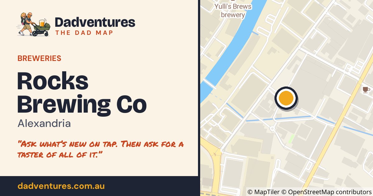 Rocks Brewing Co on the Dad Map