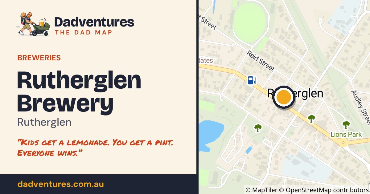 Rutherglen Brewery on the Dad Map