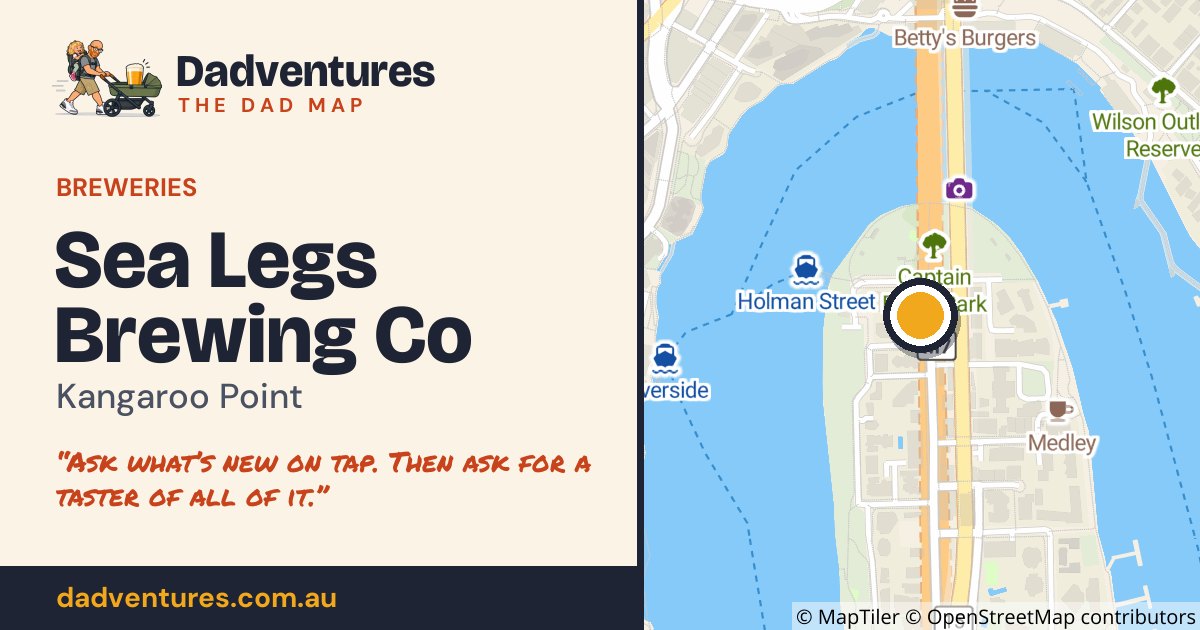 Sea Legs Brewing Co on the Dad Map