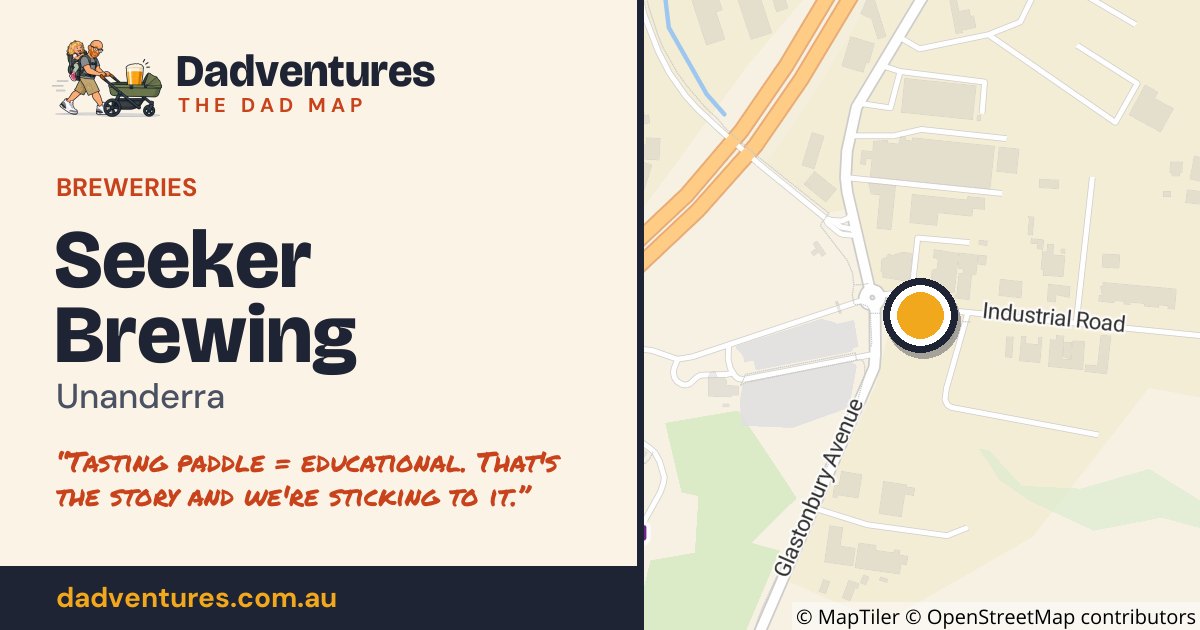 Seeker Brewing on the Dad Map