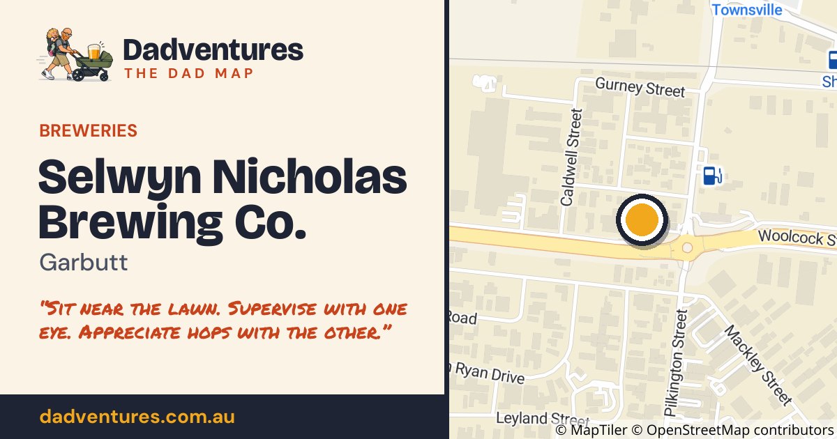 Selwyn Nicholas Brewing Co. on the Dad Map