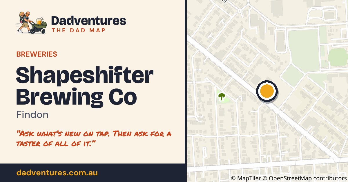 Shapeshifter Brewing Co on the Dad Map