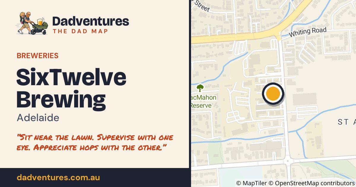 SixTwelve Brewing on the Dad Map