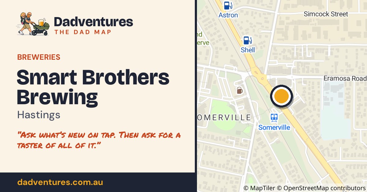 Smart Brothers Brewing on the Dad Map
