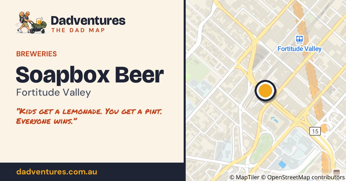 Soapbox Beer on the Dad Map
