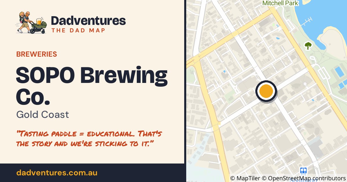 SOPO Brewing Co. on the Dad Map