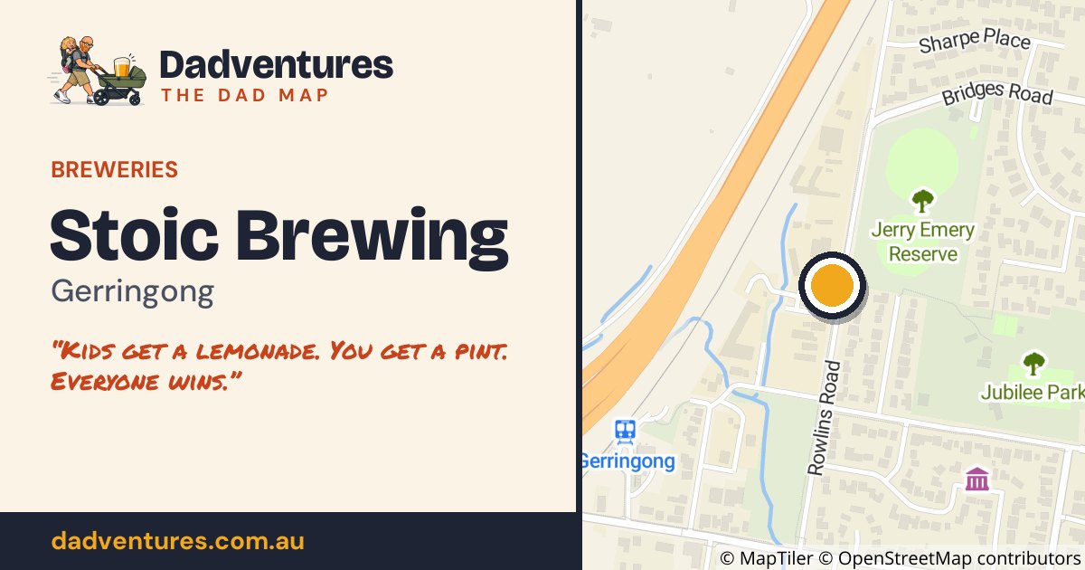 Stoic Brewing on the Dad Map