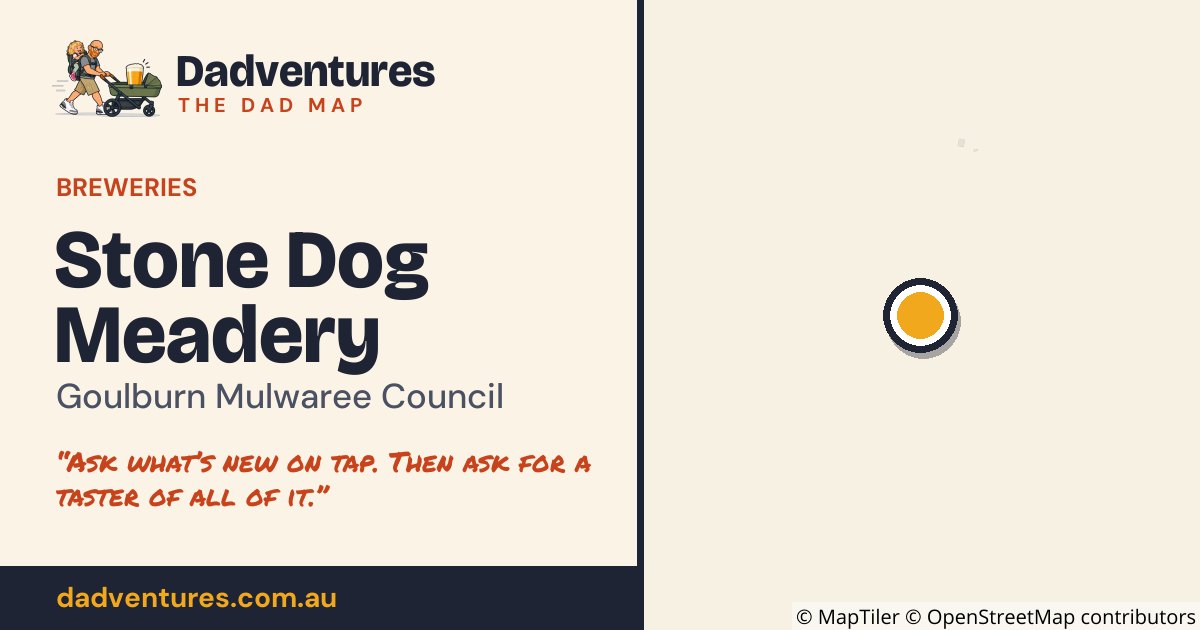 Stone Dog Meadery on the Dad Map