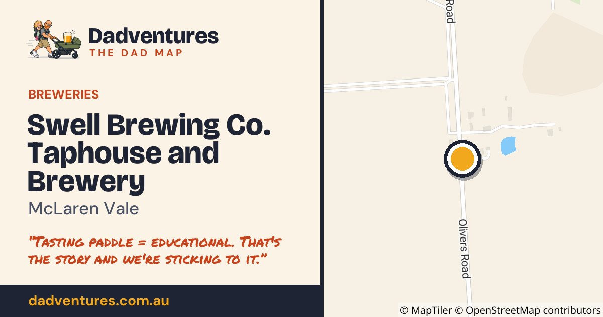 Swell Brewing Co. Taphouse and Brewery on the Dad Map