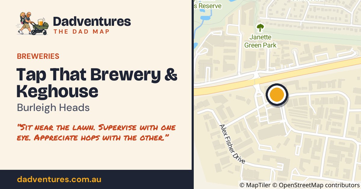 Tap That Brewery & Keghouse on the Dad Map