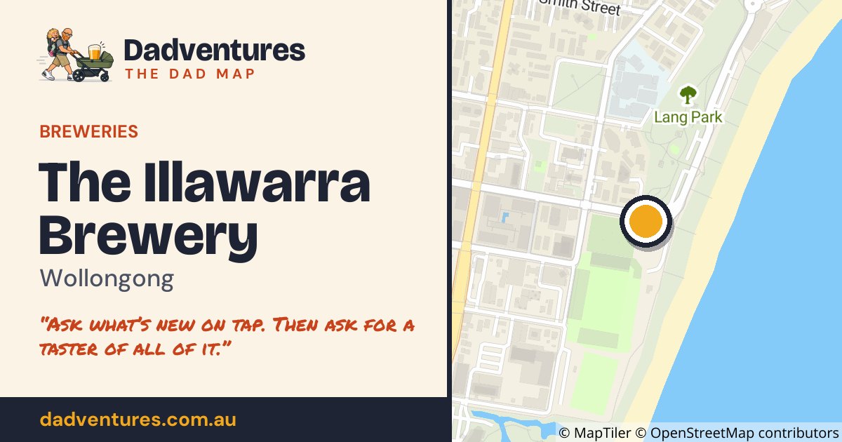 The Illawarra Brewery on the Dad Map