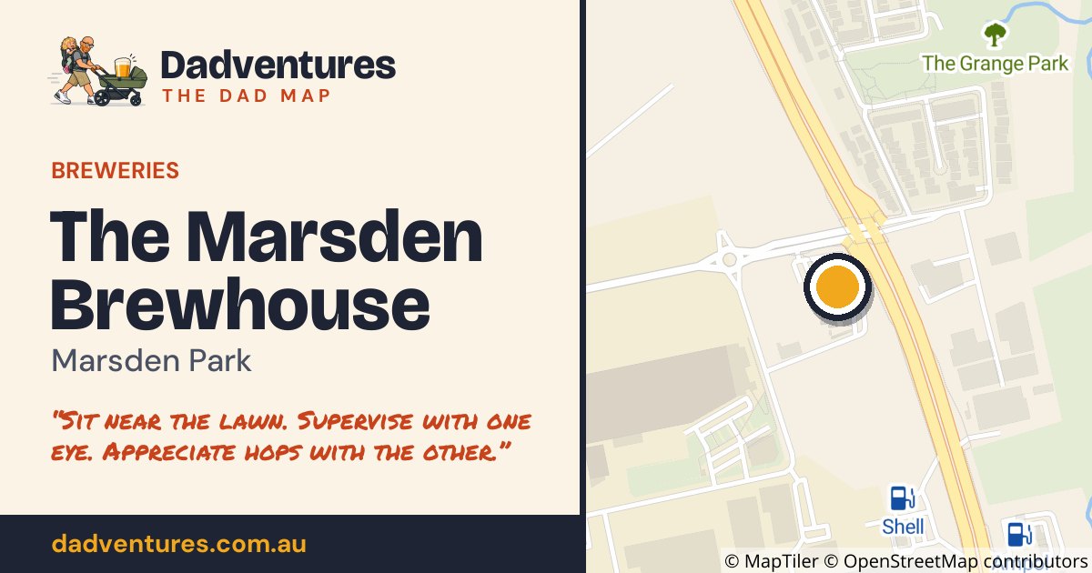 The Marsden Brewhouse on the Dad Map