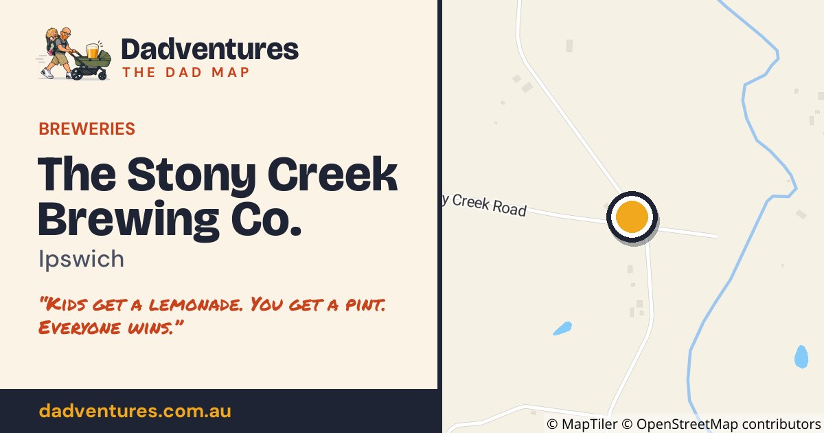 The Stony Creek Brewing Co. on the Dad Map