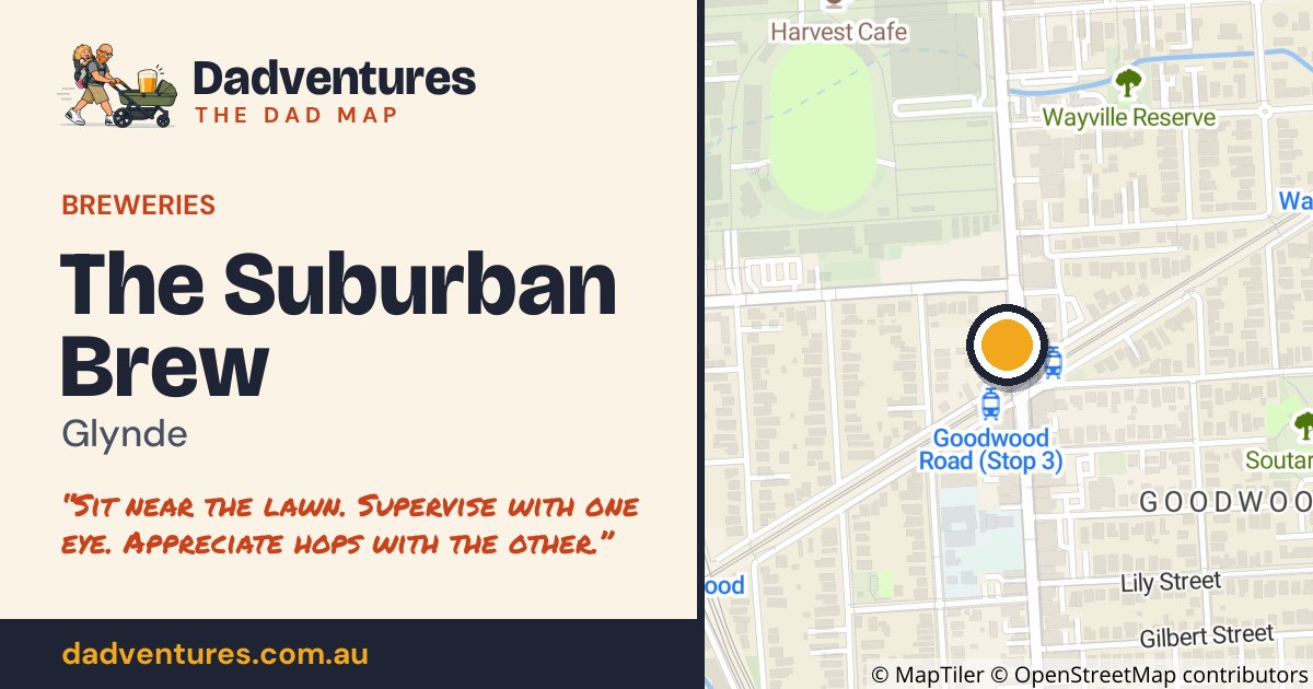 The Suburban Brew on the Dad Map