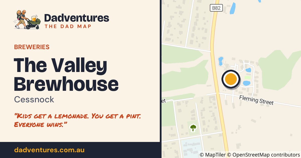 The Valley Brewhouse on the Dad Map