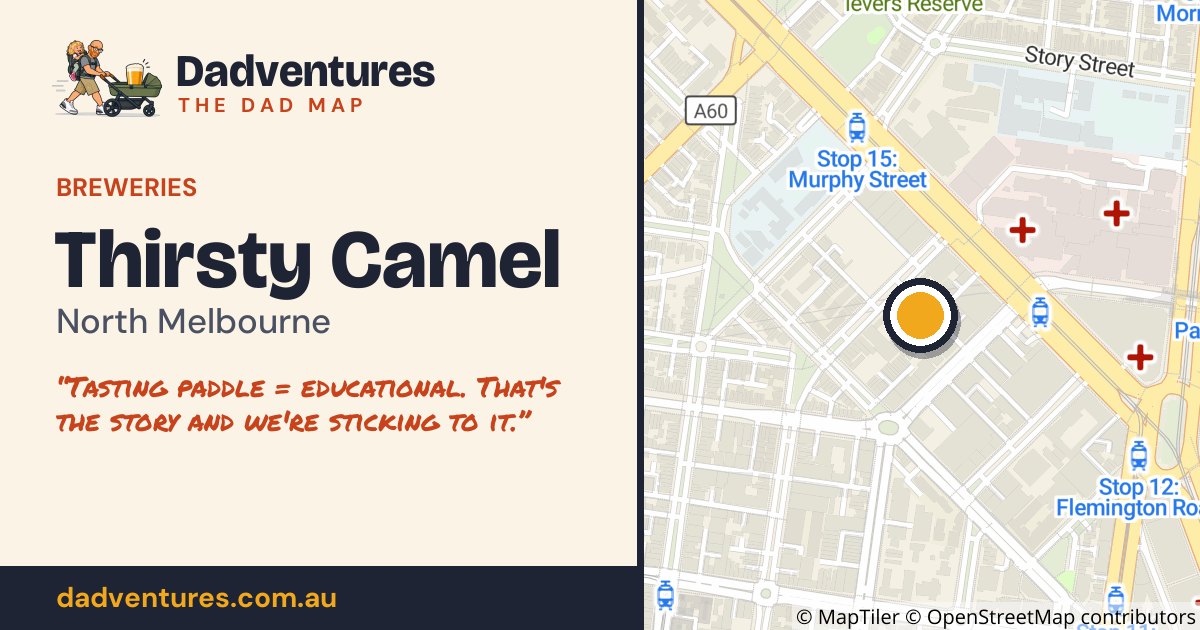 Thirsty Camel on the Dad Map