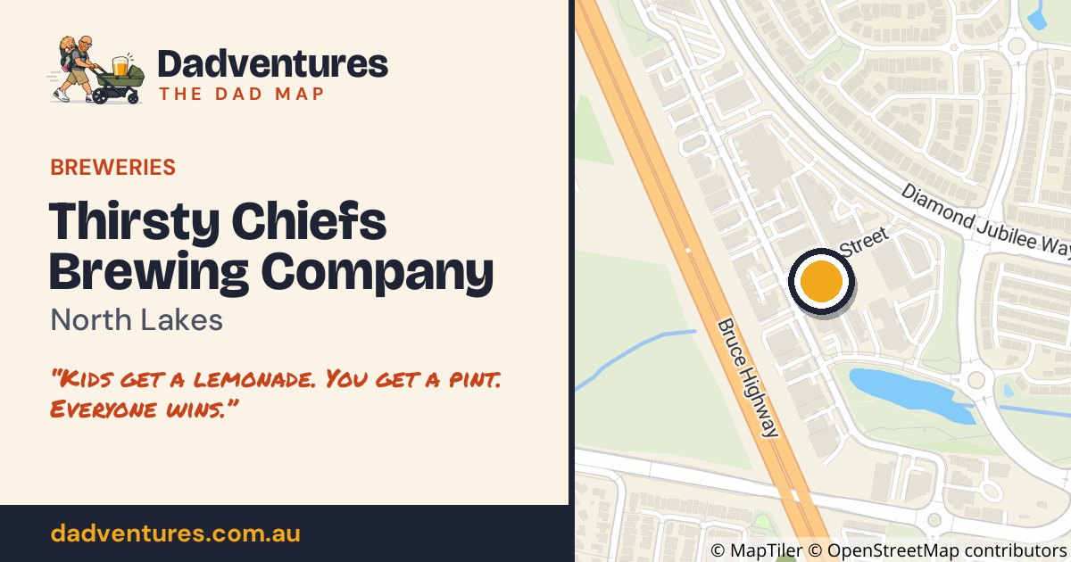 Thirsty Chiefs Brewing Company on the Dad Map