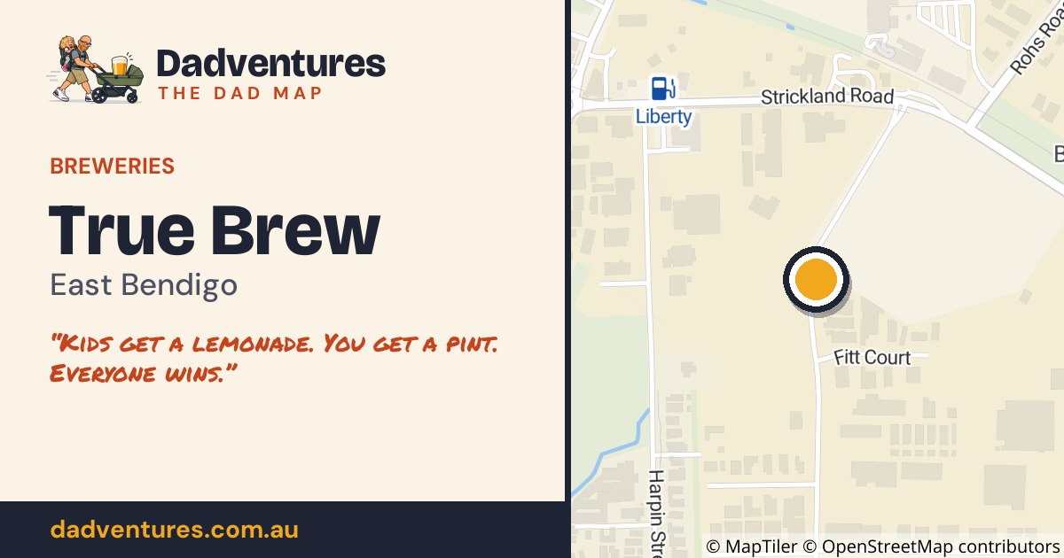 True Brew on the Dad Map