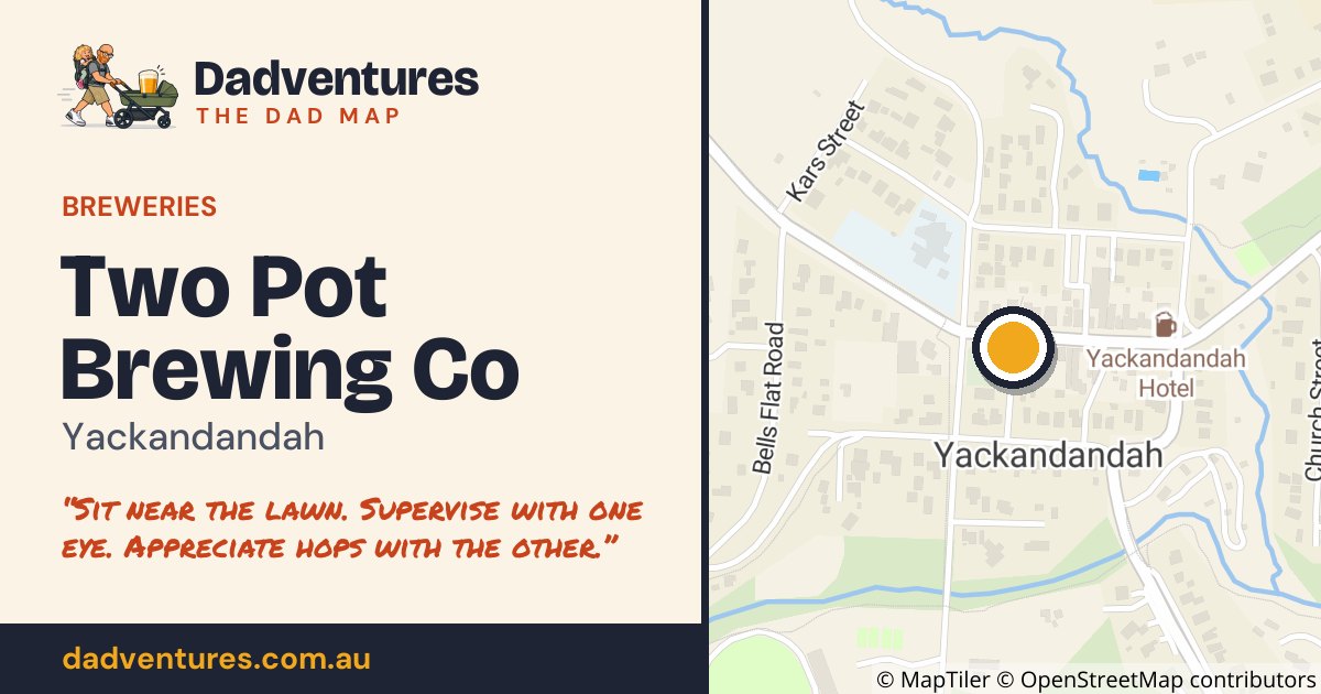 Two Pot Brewing Co on the Dad Map